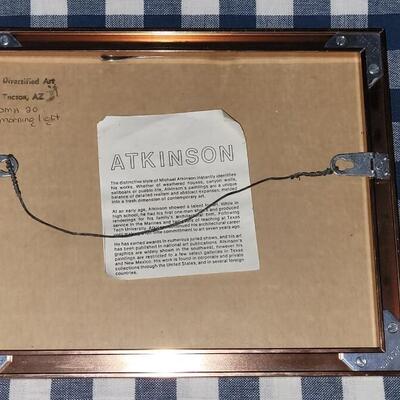 Lot 10: MICHAEL ATKINSON Print "Morning Light"