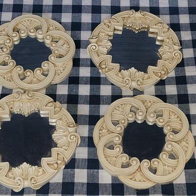 Lot 11: (4) Decorative Mirrors