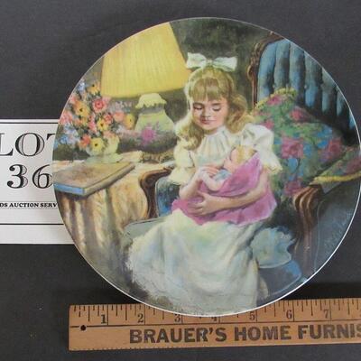 8th Issue 1990, Hush Little Baby, #3079, From the Treasured Songs of Childhood Plate Series, Knowles