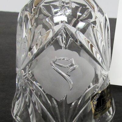 West German Lead Glass Bell, Tritscheer Winterhalder
