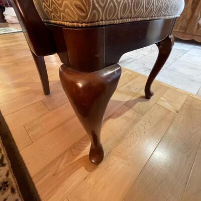 Vintage Edwardian Dining Room Table, 6 chairs, 2 extensions