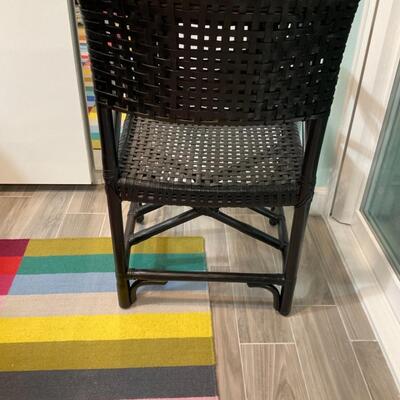 leather webbed chair