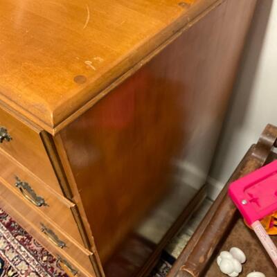 Antique 6 drawer dresser Solid Oak Maple
