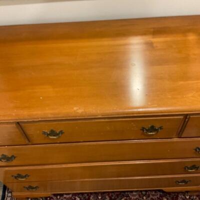 Antique 6 drawer dresser Solid Oak Maple