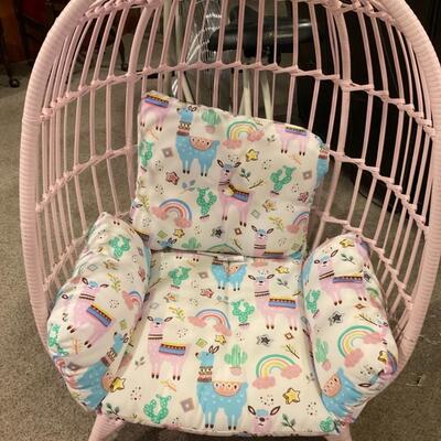 Kids Egg Chair Pink frame
