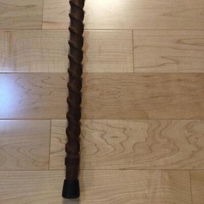 Vintage Wood Walking Stick 35 in high