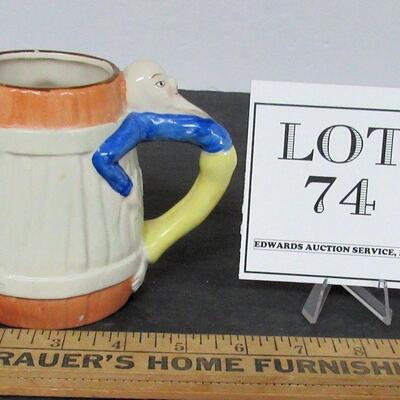 Comical Hillbilly Theme Beer Mug, Occupied Japan