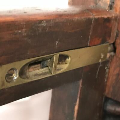 Antique Mahogany Victorian Baby Bed 