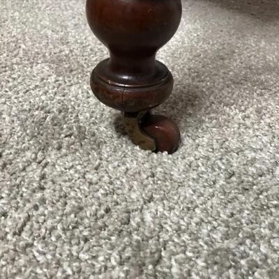 Antique Mahogany Victorian Baby Bed 