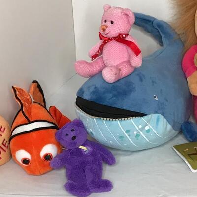 Stuffed animals and puzzle