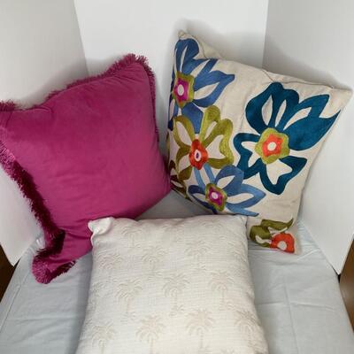 3 pillows