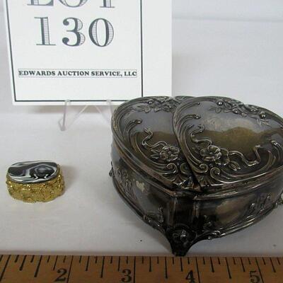Trinket Box and Small Pill Box
