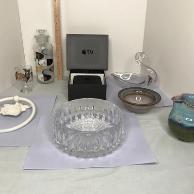 Apple TV,crystal,glass,pottery,towel ring