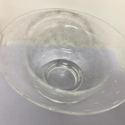 Glassware, crystal, brass, candle sticks, 