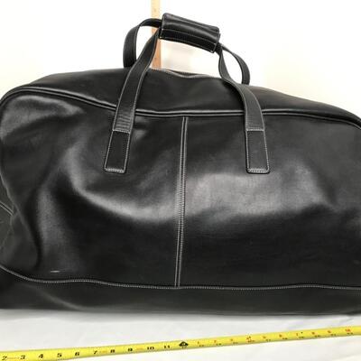 Lightly Used Black Leather Coach Bag