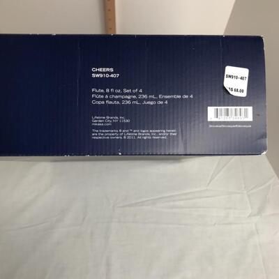 Brand New Mikasa Set of Champagne Glasses 