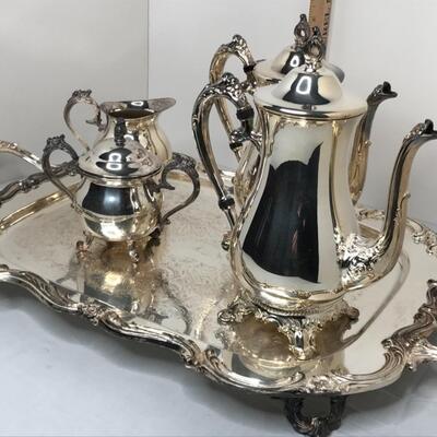 Vintage Silverplated Set 5 pcs