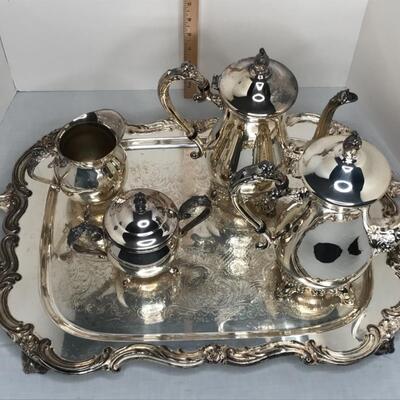 Vintage Silverplated Set 5 pcs