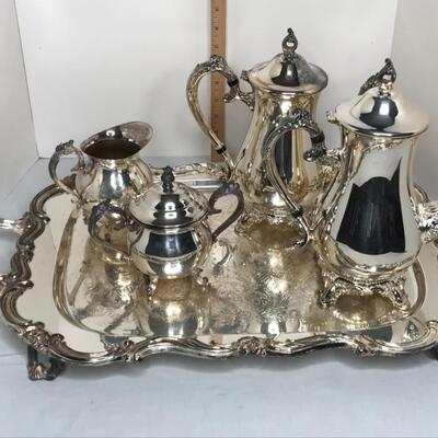 Vintage Silverplated Set 5 pcs