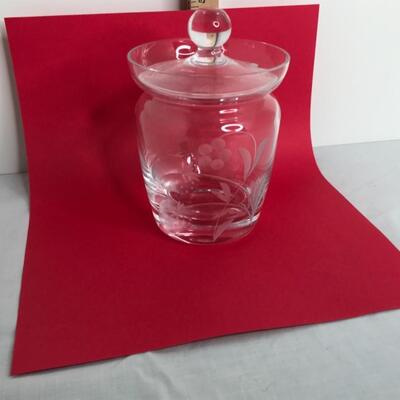 Assorted Glasses, Insulated Pitcher, Crystal Jelly Jar with lid