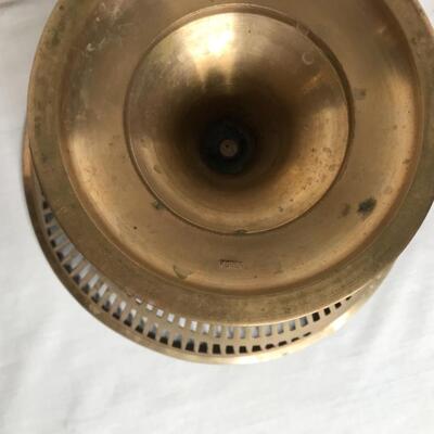 9 PCs  of brass and 1 wooden antler ashtray signed by artist