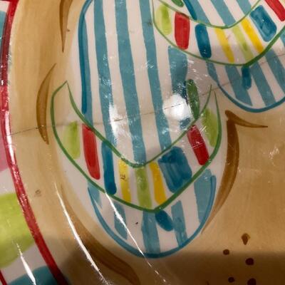 8 plates and 9 salad plates