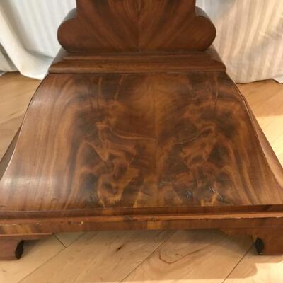 Vintage Regency Tiger Wood Game Table