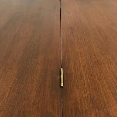 Vintage Regency Tiger Wood Game Table