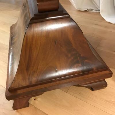 Vintage Regency Tiger Wood Game Table