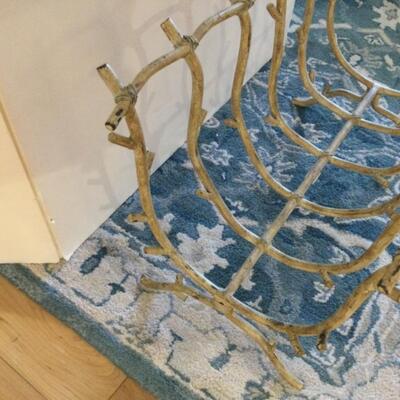 Iron magazine rack