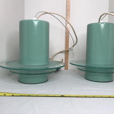 Mid Century Modern hanging pendant lights
