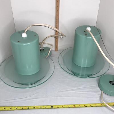 Mid Century Modern hanging pendant lights