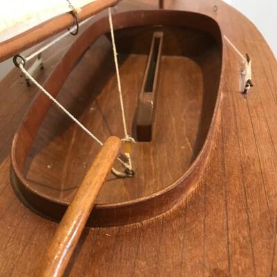 Antique Gaff Rig Wooden Boat