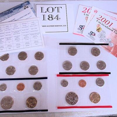 US Mint 2001 Uncirculated Set, Never Opened