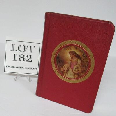 1958 Catholic Priest Life of Christ Book, Gold Gilt Edge