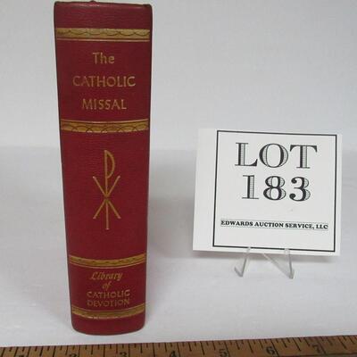 1959 Catholic Priest Copy Missal For All Masses and Days of Obligation, Gold Gilt Edge