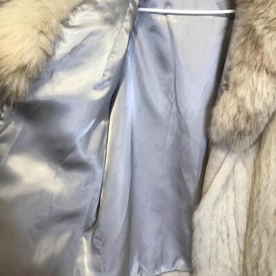Ladies Blue Fox Fur