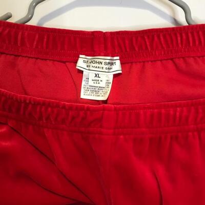 Red Velvet Leisure Pants