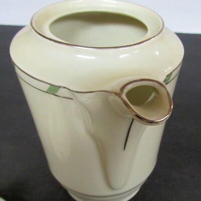 Vintage Fine China Tall Tea Pot, Unmarked