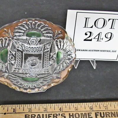 Vintage Pattern Glass Small Compote