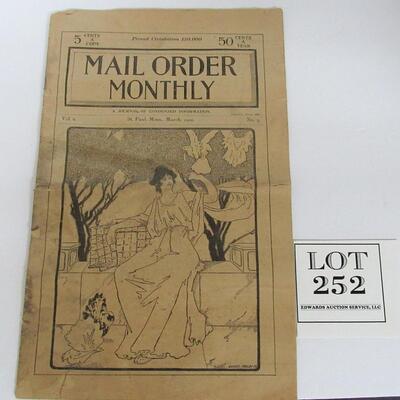 Rare Antique Mail Order Monthly Paper, March 1900, St Paul, MN