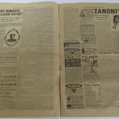 Rare Antique Mail Order Monthly Paper, March 1900, St Paul, MN