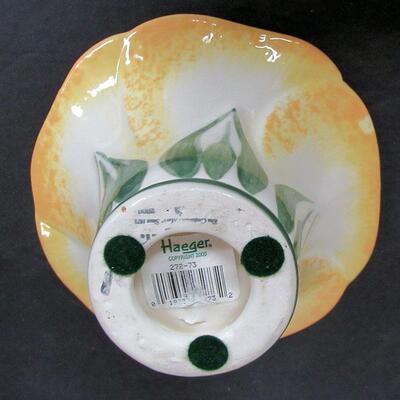 Older Haeger Pottery Floral Bowl