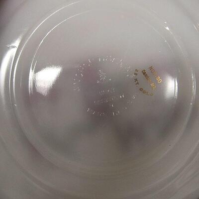 2 Vintage Anchor Hocking Maw and Paw Plates, Camden Arkensas