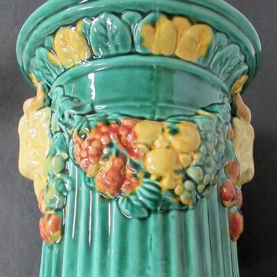 Large Planter With Fruits and Rams Heads