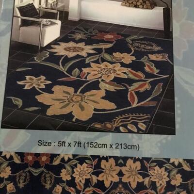 5x7 thick weave rug