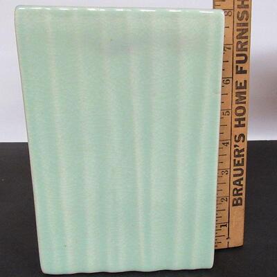Light Green Mid Century Pottery Vase