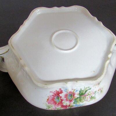 Fine China Covered Serving Dish, Unmarked, Maker Unknown