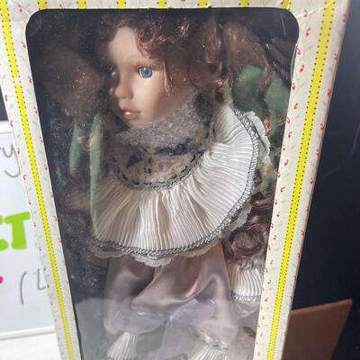 Mann Porcelain Doll