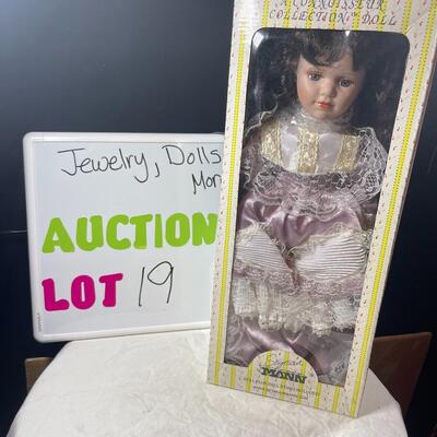 Mann Porcelain Doll